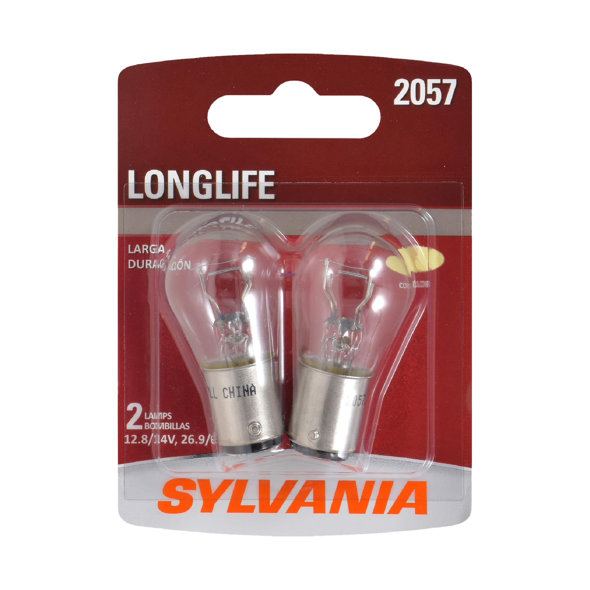 SYLVANIA 2057 Long Life Mini Bulb 2 Pack